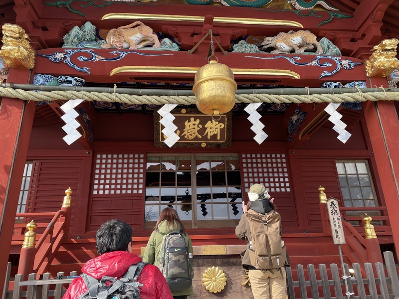 2025/01/12 御岳山 日の出山縦走