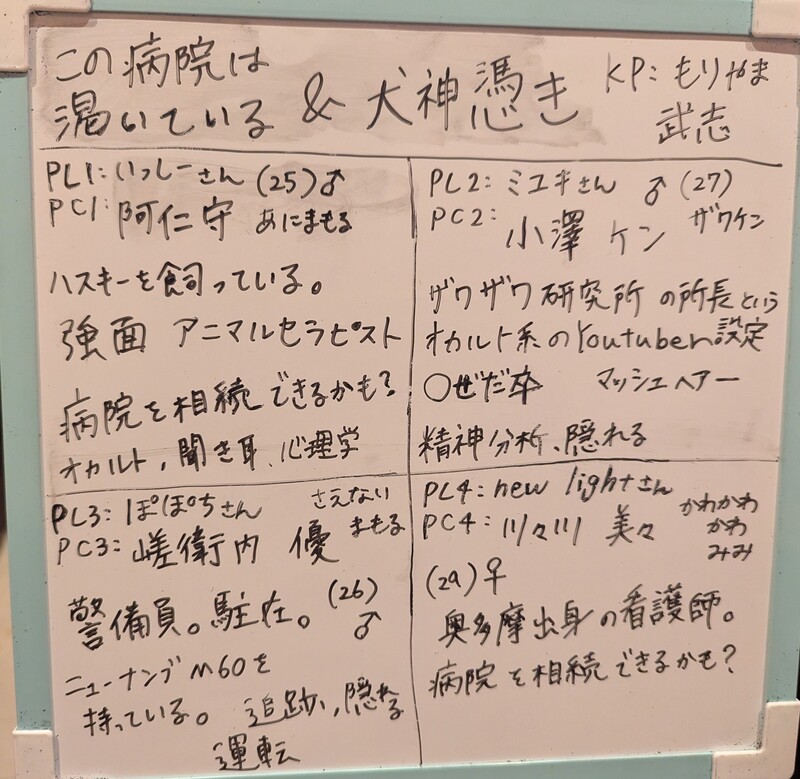 2025/01/05「この病院は渇いている/犬神憑き」