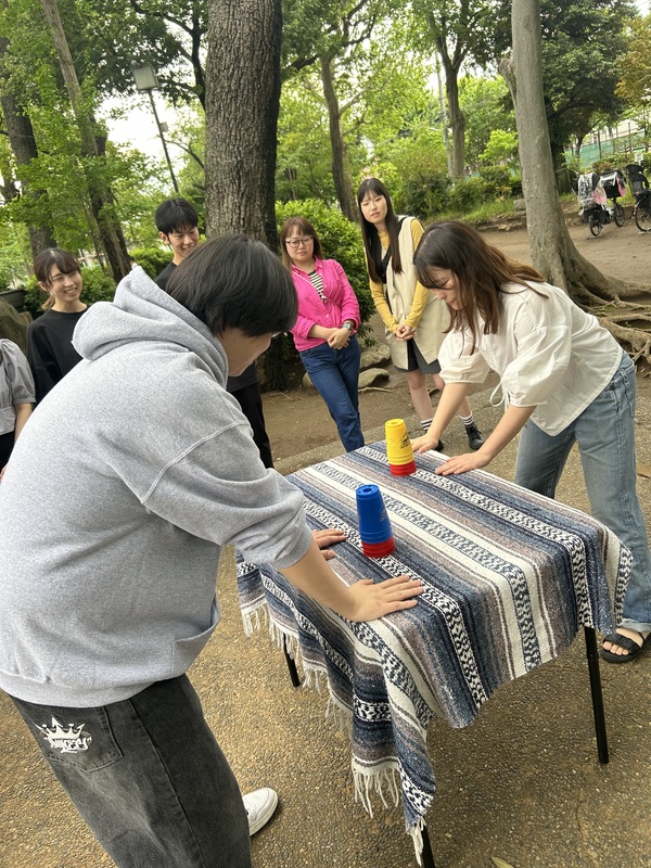 スタッキング練習風景