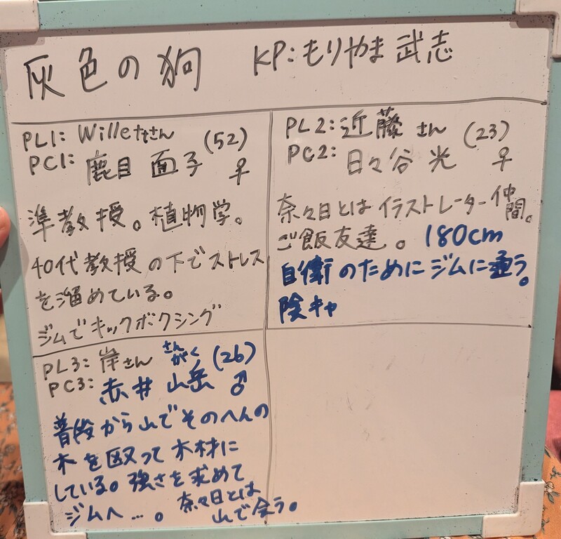 2025/10/12「灰色の狗」