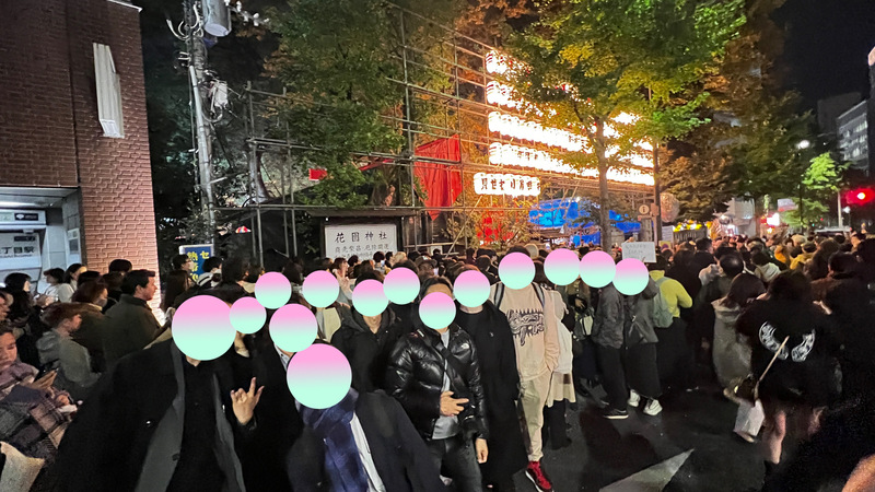 11/12花園神社酉の市