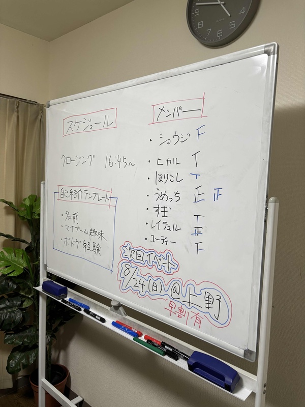 2025/08/09第7回ボードゲームイベント@北千住