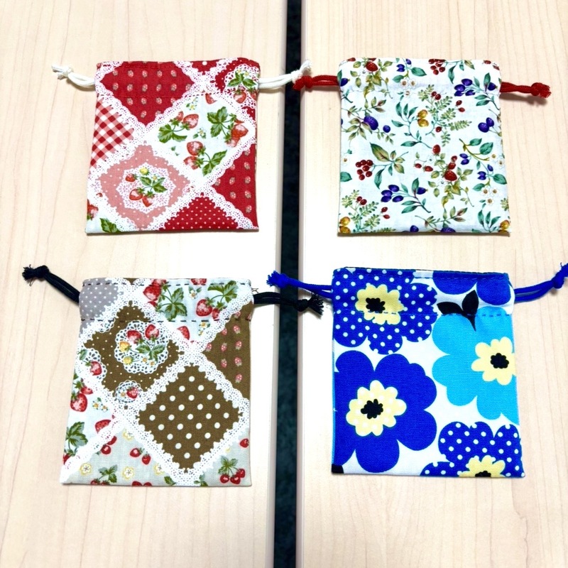 2026/03/20 裏地付きミニ巾着袋作り