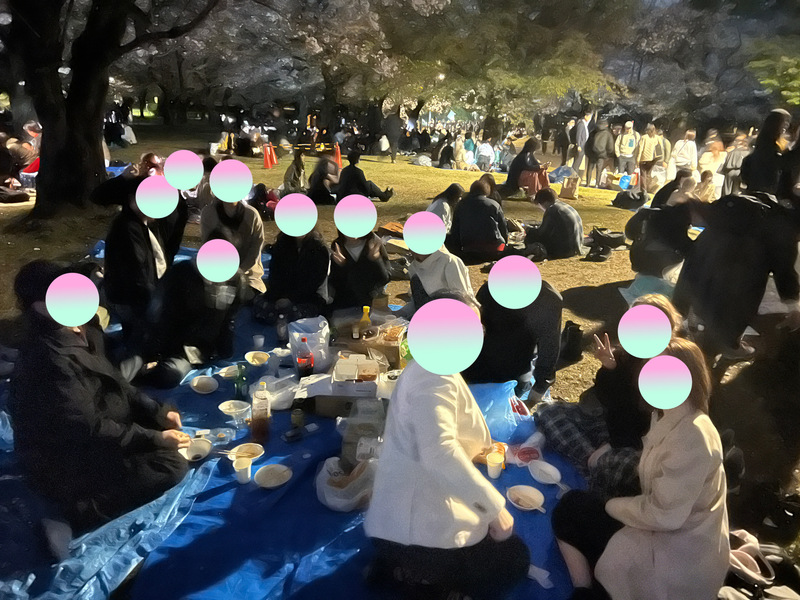 4/3韓国女子みんじさんのお花見