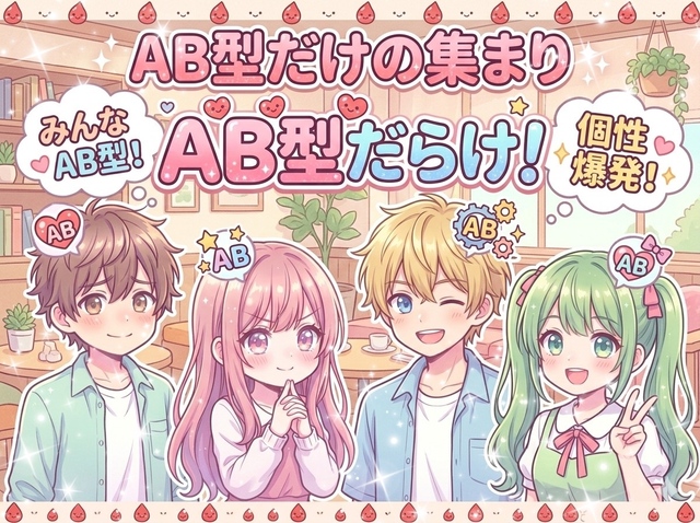 【A型女性主催】感性豊か人付き合いさっぱり!?AB型限定食事会!口下手だけど社交的に語ろう(シリーズ全4回第三弾AB型)