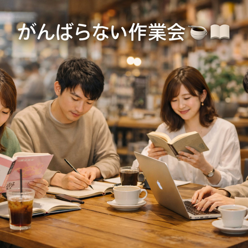 頑張らないゆるい作業会🍀