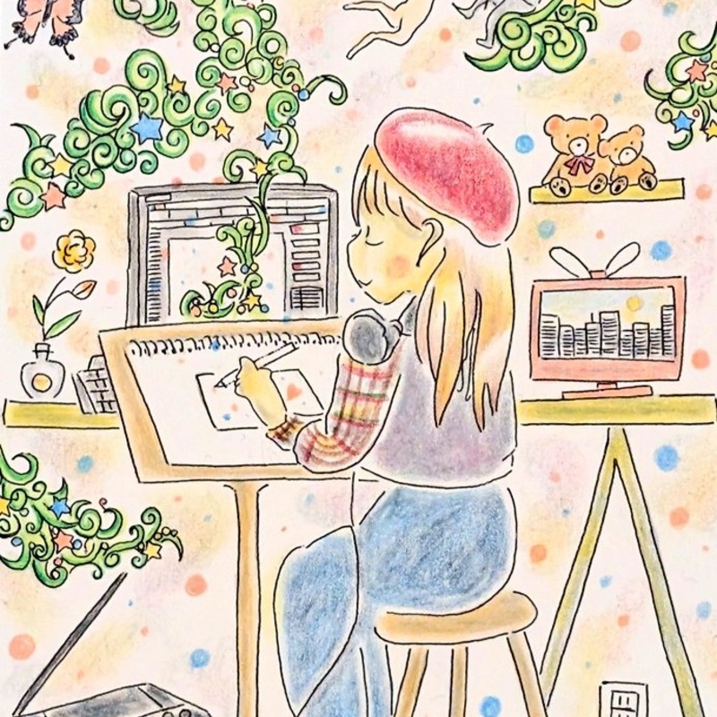 ☀朝活☀🖍️心愛の作業自習会🖥️