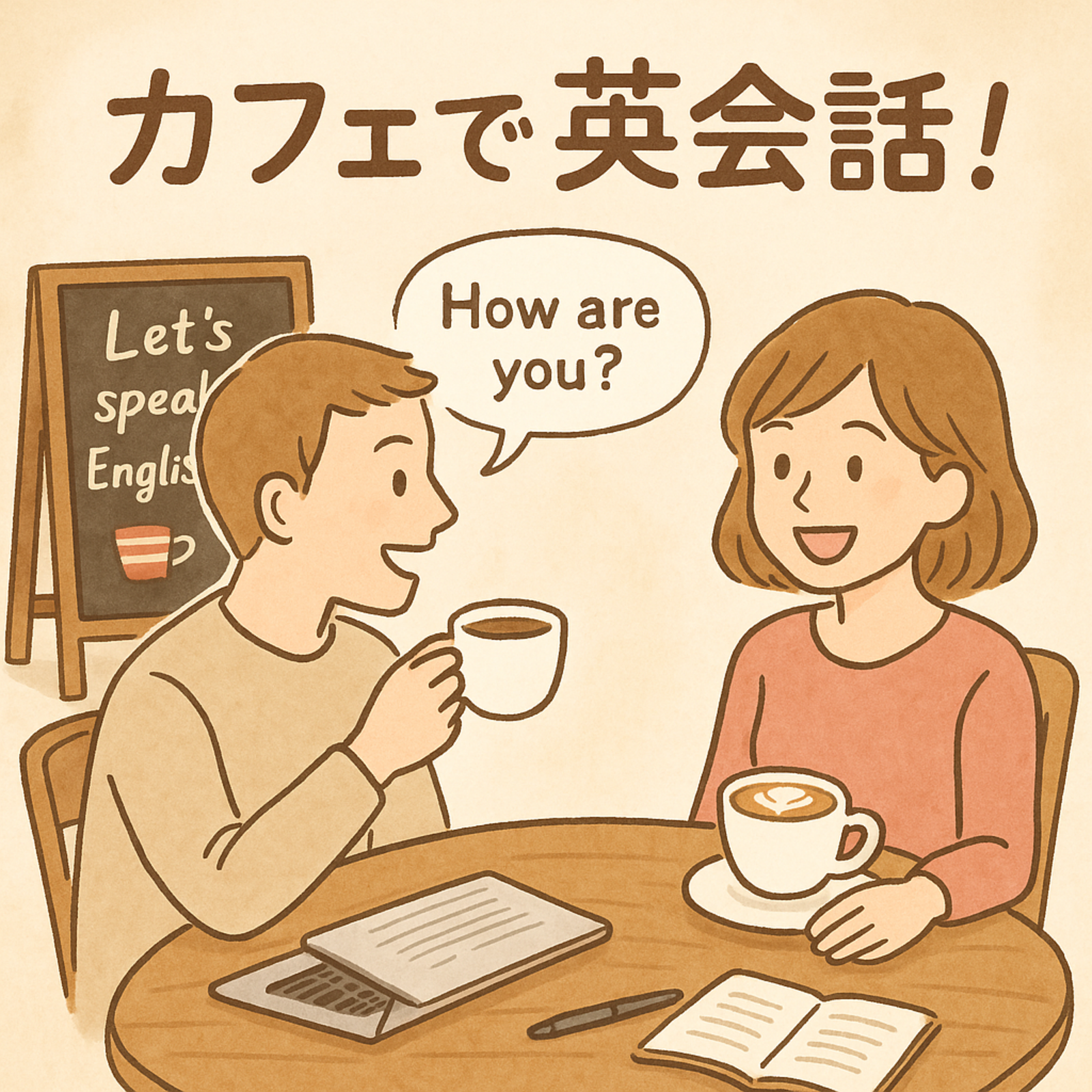 【初心者大歓迎】カフェで英会話しよう！