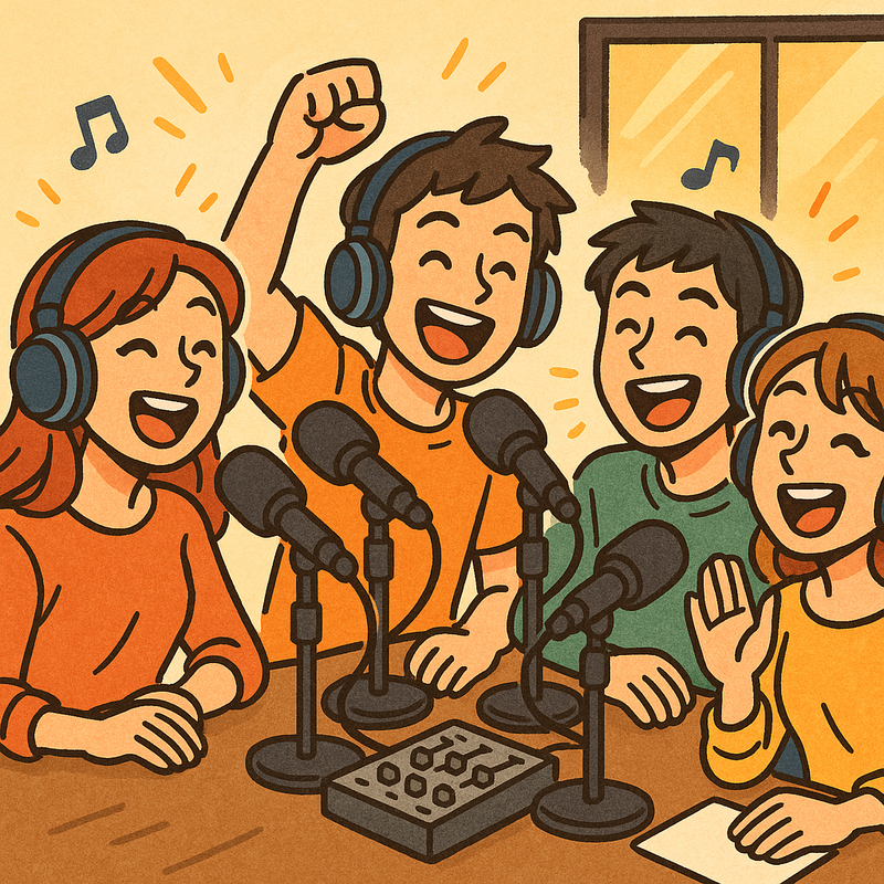 一緒にラジオ配信・音声配信・ポッドキャストしてくれる仲間募集