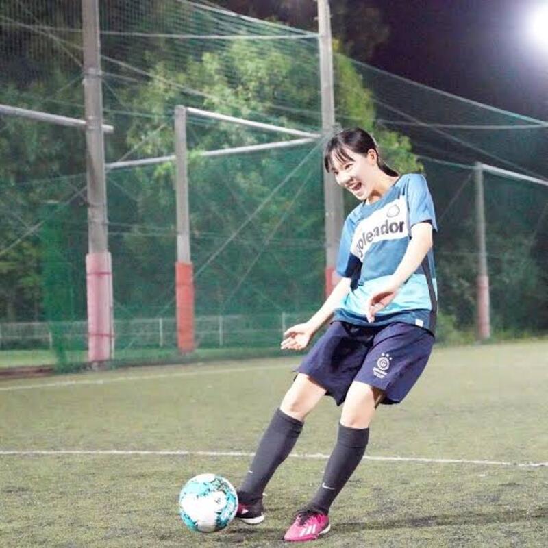 女子フットサルレッスン　ドリブル、パス基礎練習初心者限定