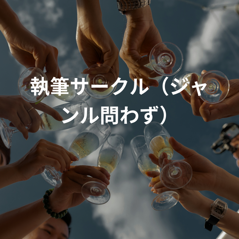 執筆サークル（ジャンル問わず）