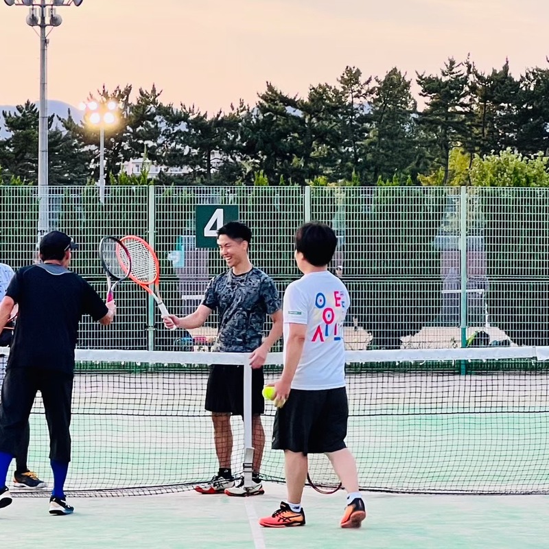 7/13(日) 18:00〜20:00 くにじまテニス🎾