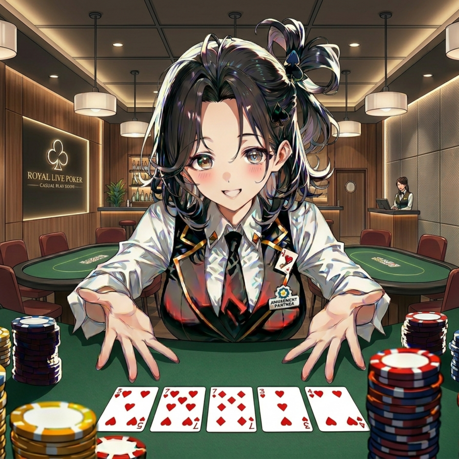 東大阪市文化創造館でポーカー