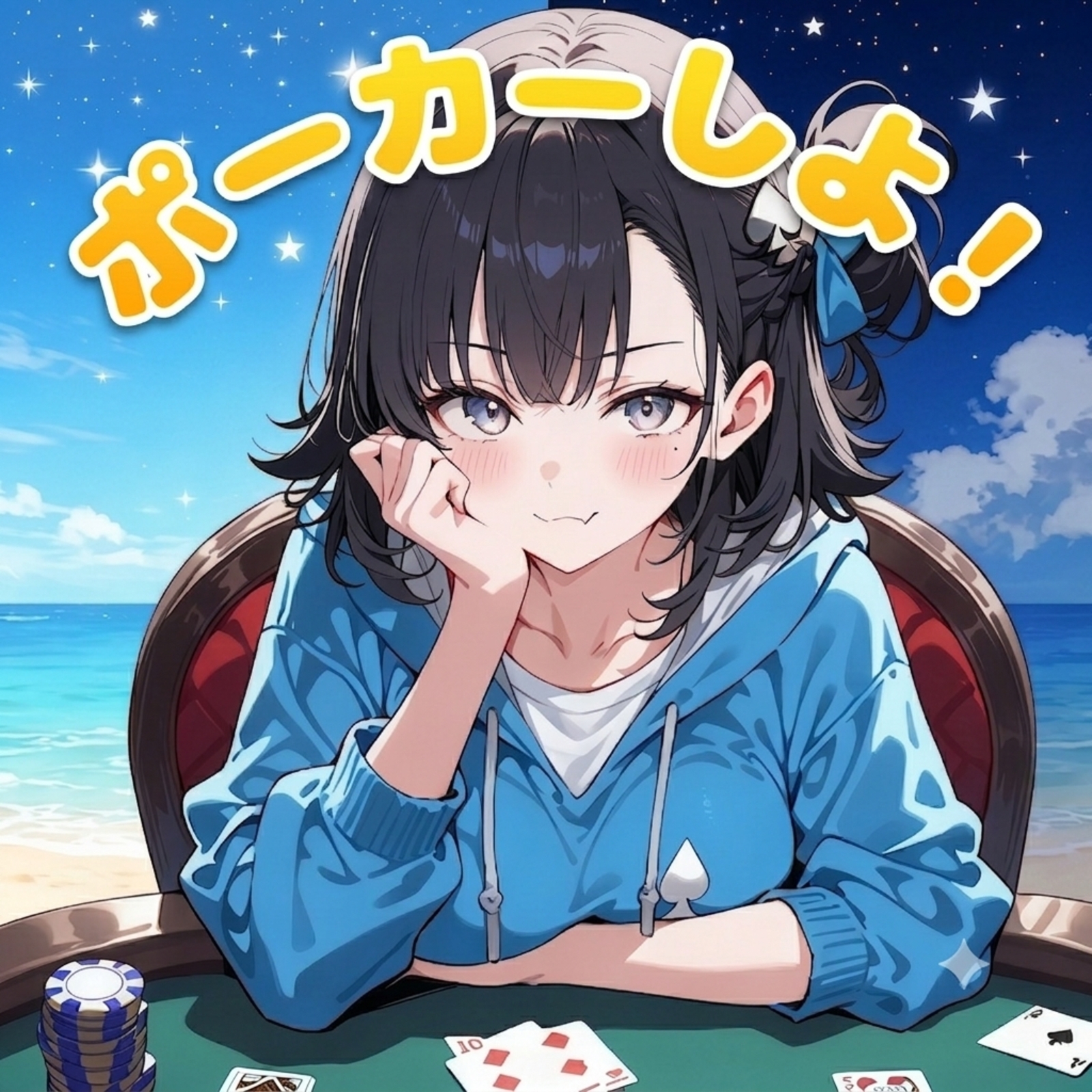 東大阪市文化創造館でポーカー