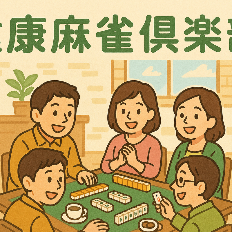 【8/10（日）岩倉のカフェで開催】🌸初心者大歓迎！健康麻雀イベント