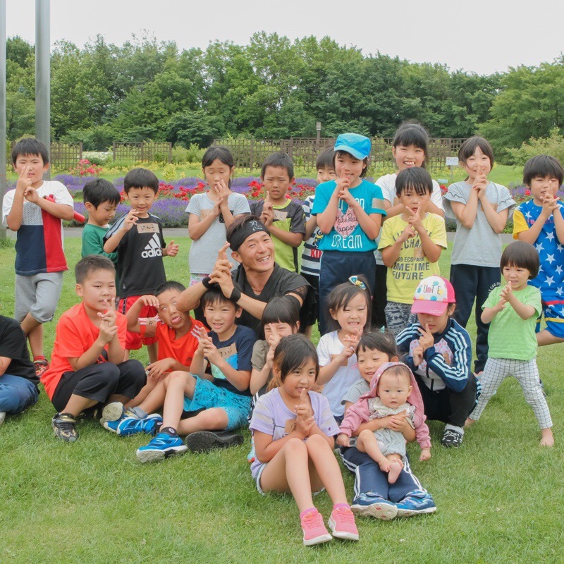 子供たちとかけっこしたい！