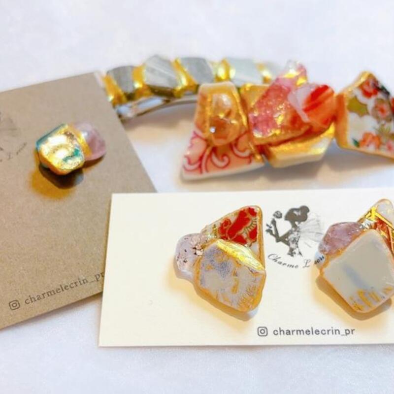 オリジナル金継ぎアクセサリーを作ろう♪