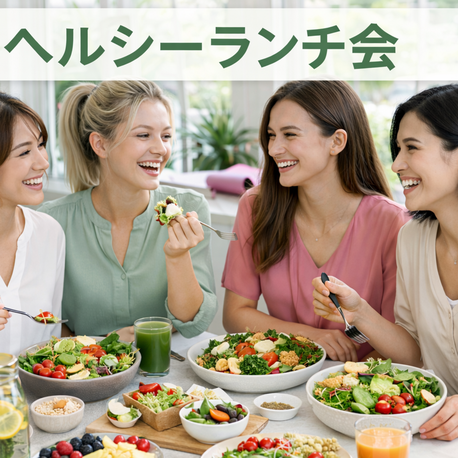 ヘルシーランチ会🥗【自分磨きサークル💪🏻】
