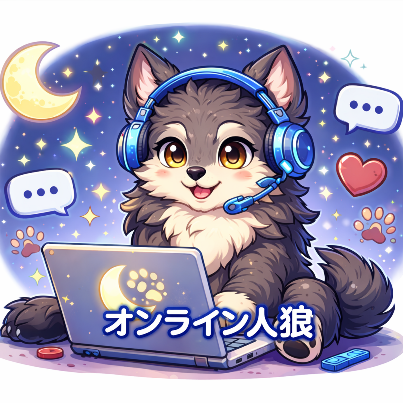 オンライン人狼会【主も初心者】