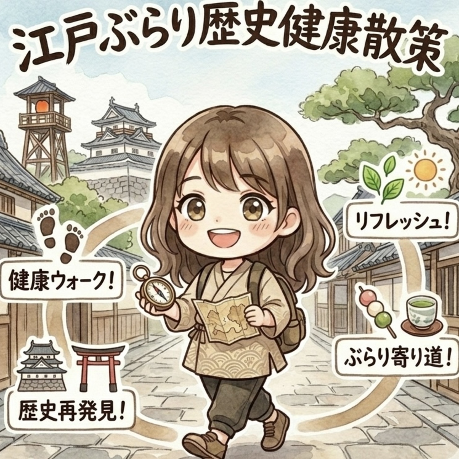 【女性主催】江戸さんぽ×からだ整えサークル