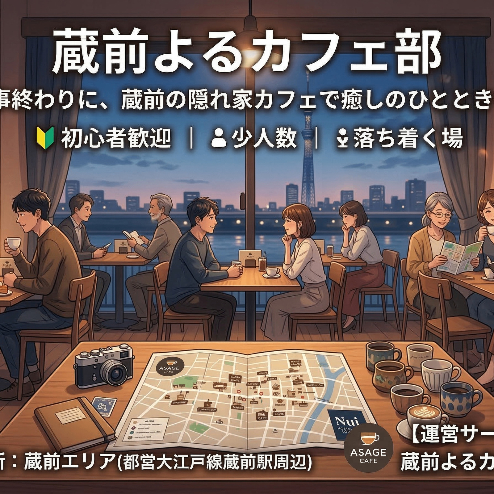 蔵前よるカフェ部