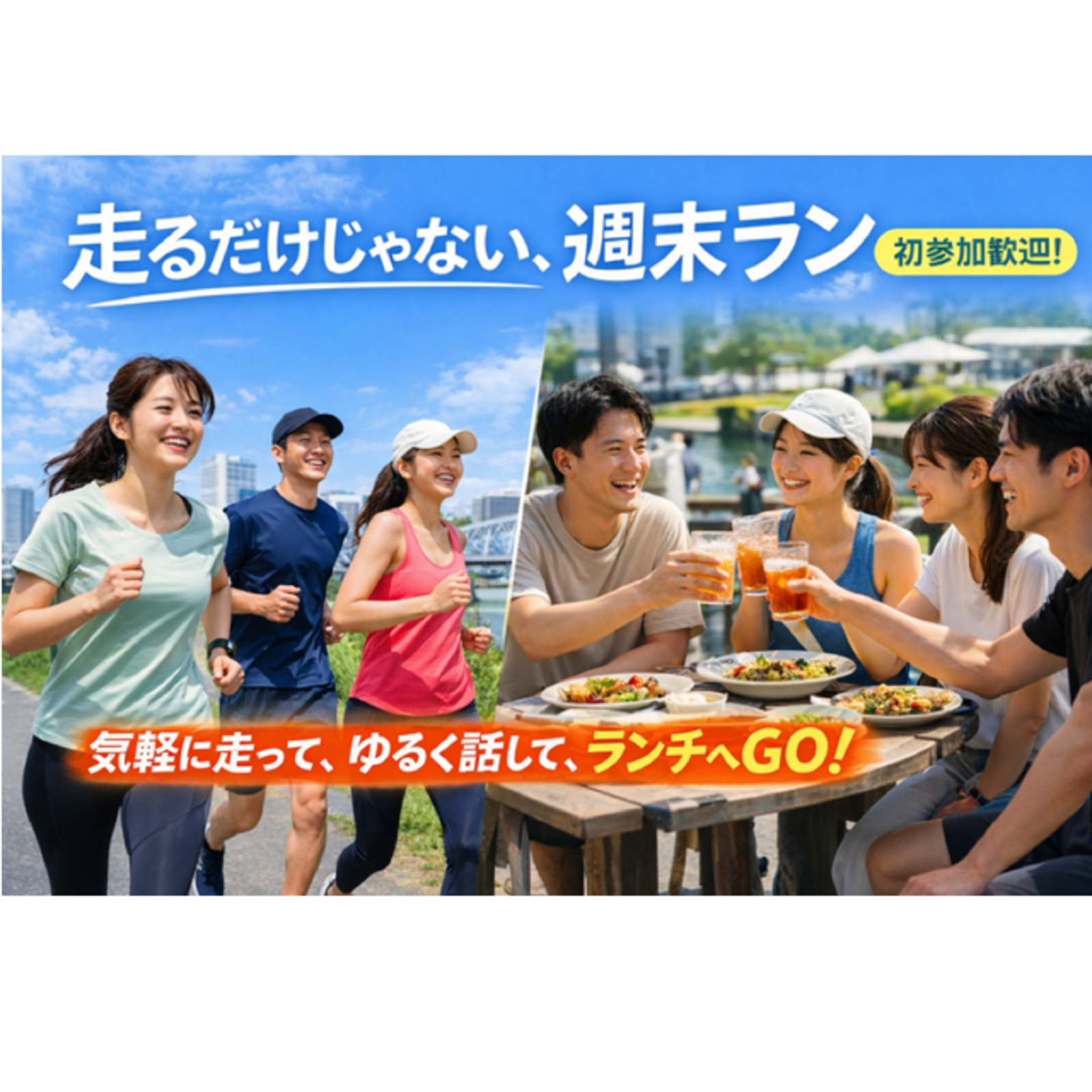 博多ゆるジョグ🎽✨ 〜「走る」をもっとラフに、もっと楽しく！〜