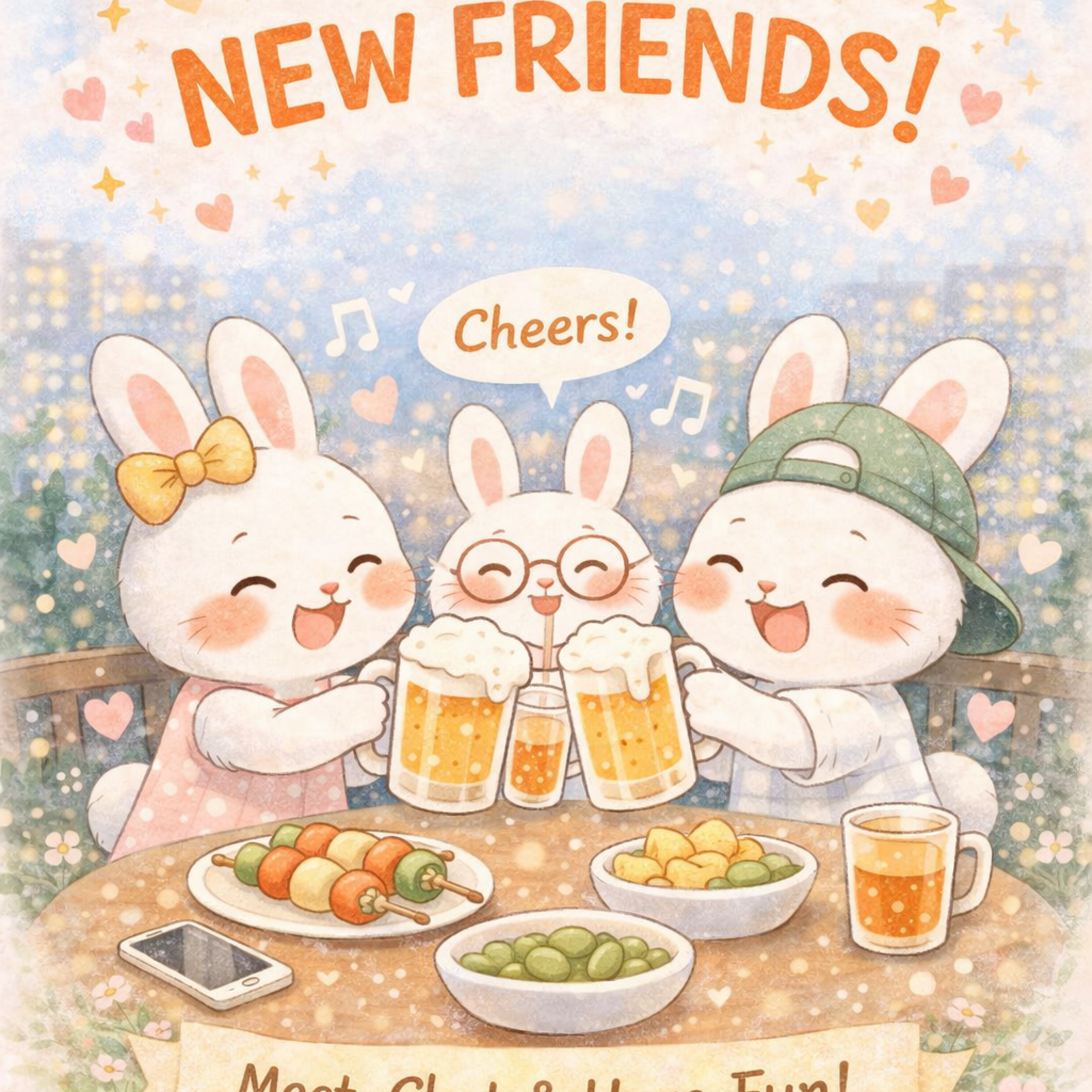 おともだちづくり🐰🫧🫧