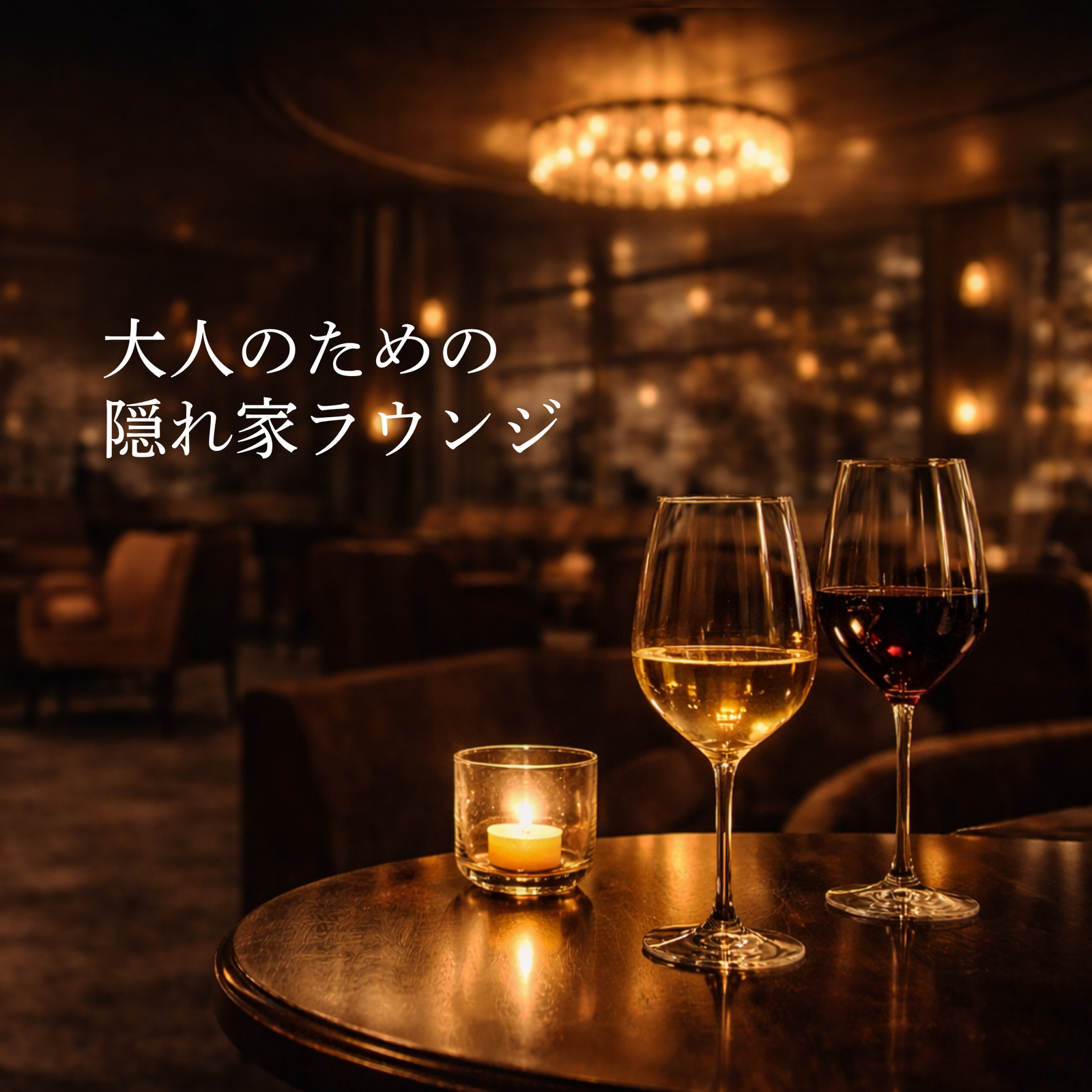 大人のための隠れ家ラウンジ