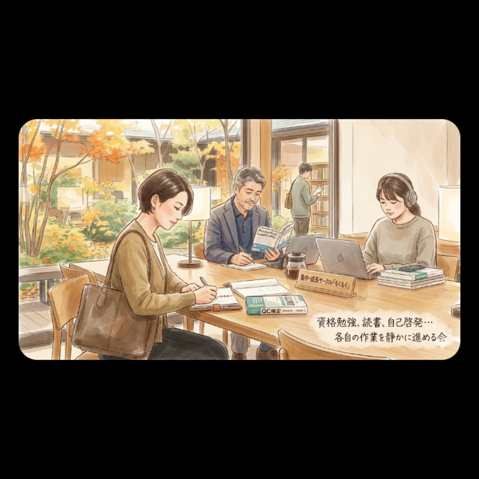 ​「【成長の連鎖】各自の目標に向かって静かに熱く作業する会」