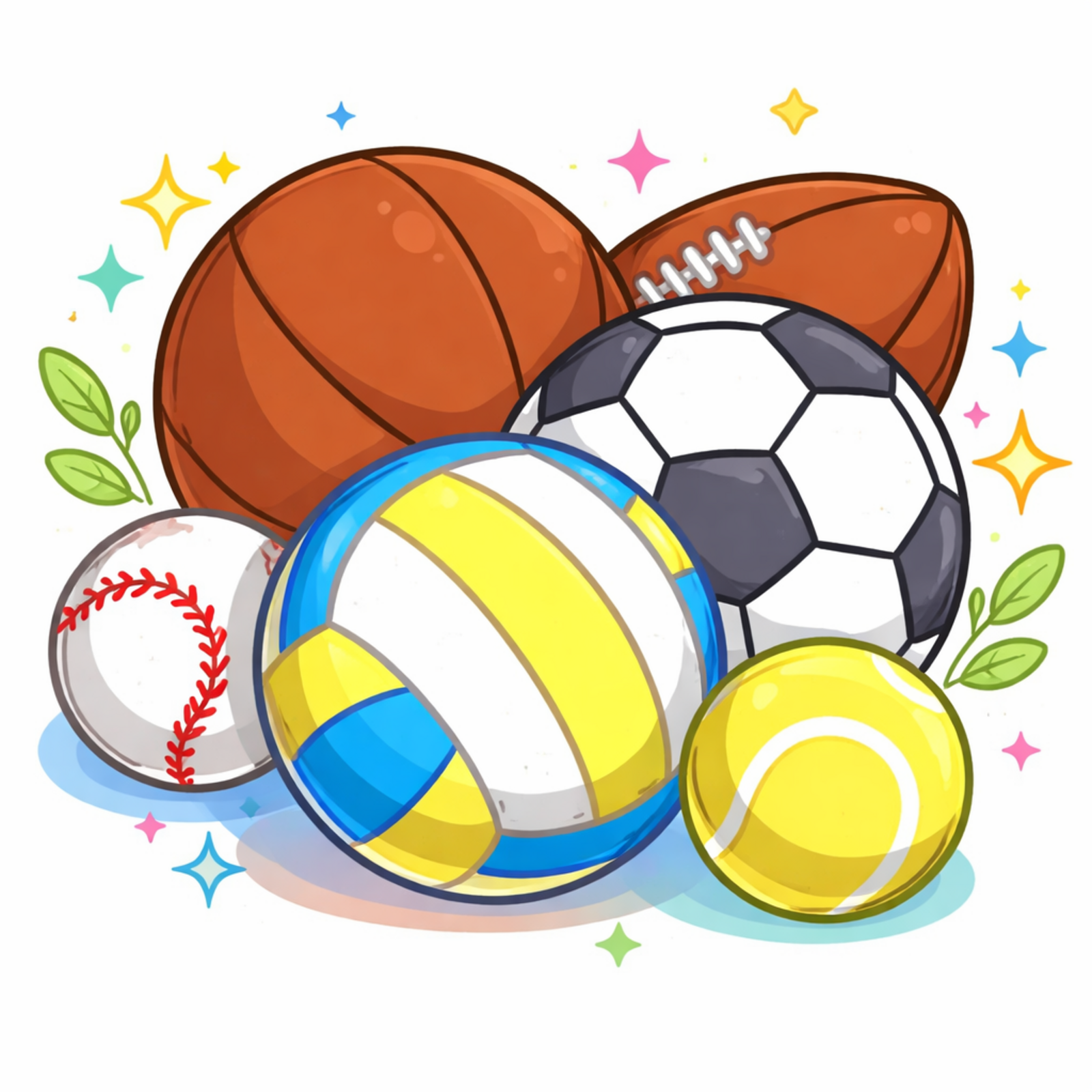 ( *´︶`*)みんなでスポーツ🏓🏐