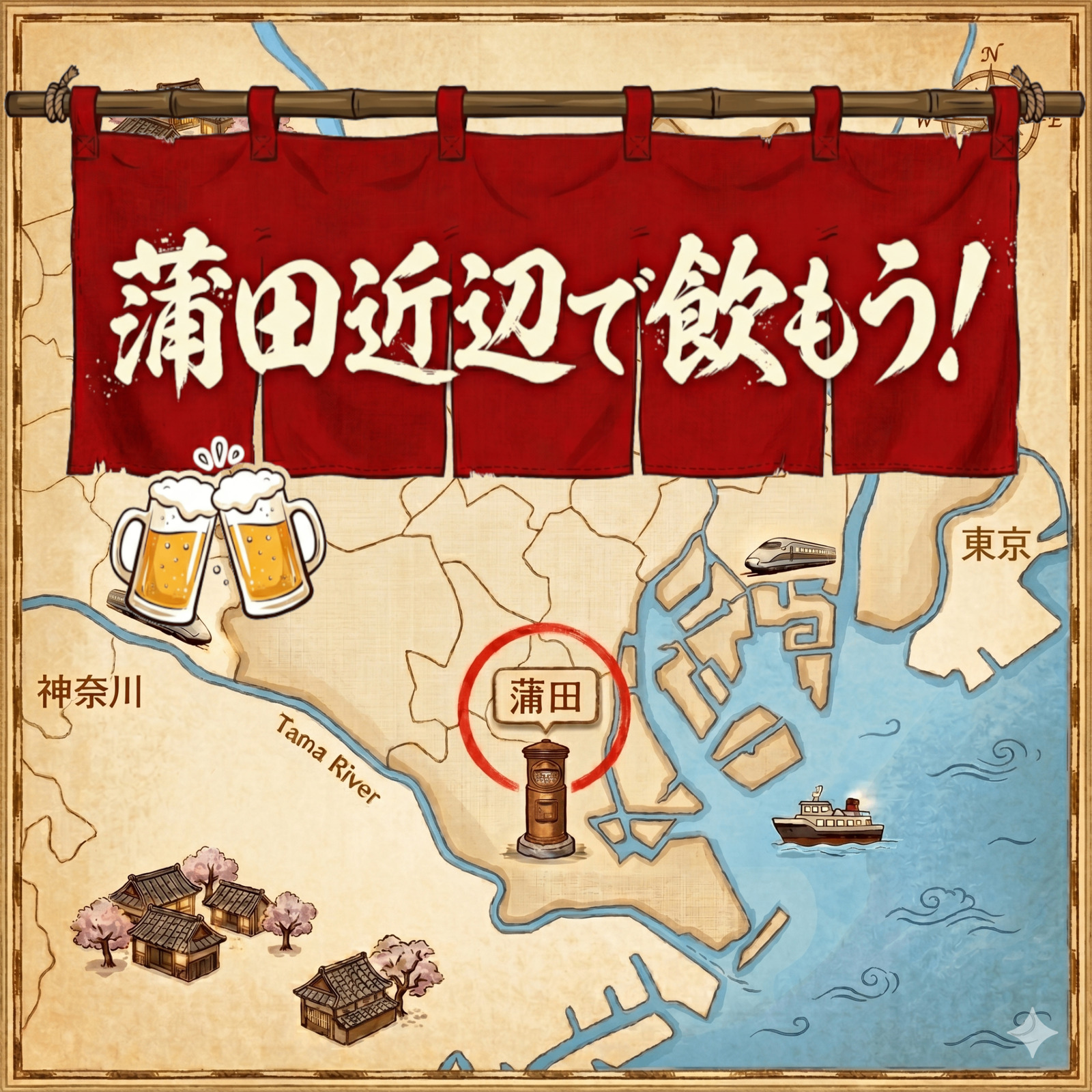 蒲田近辺で飲もう！
