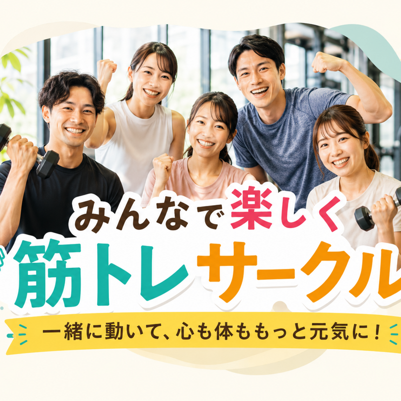 みんなで楽しく筋トレサークル