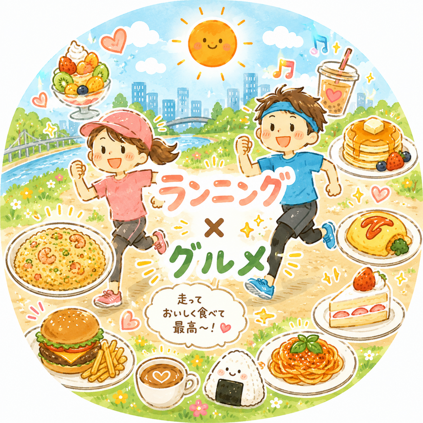 ランニング＆グルメ