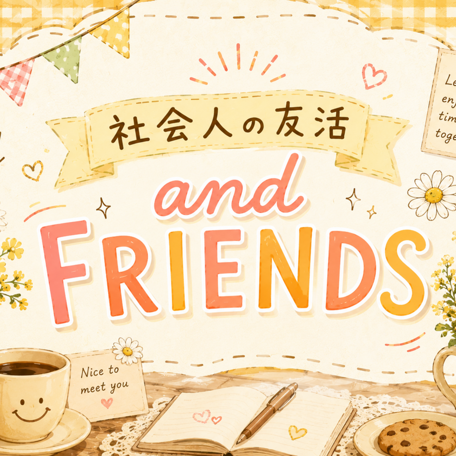 社会人の友達作り🌼and FRIENDS