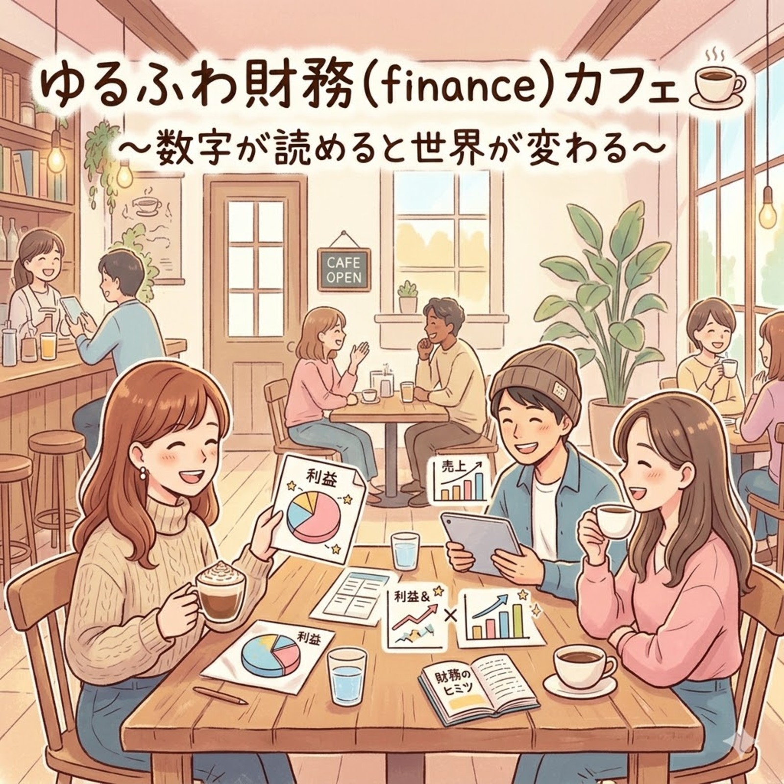 ゆるふわ財務カフェ　〜数字が読めると世界が変わる〜