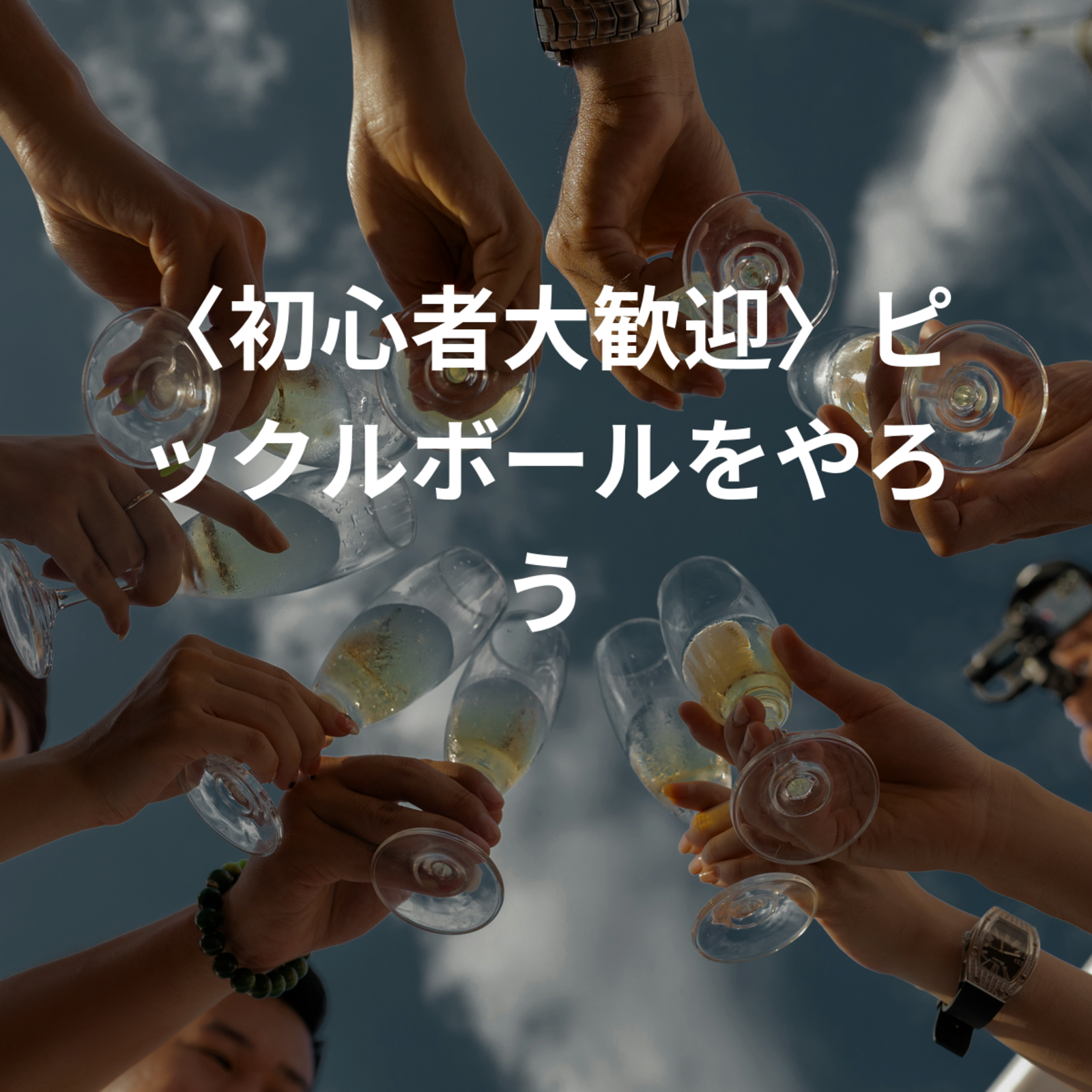 〈初心者大歓迎〉ピックルボールをやろう