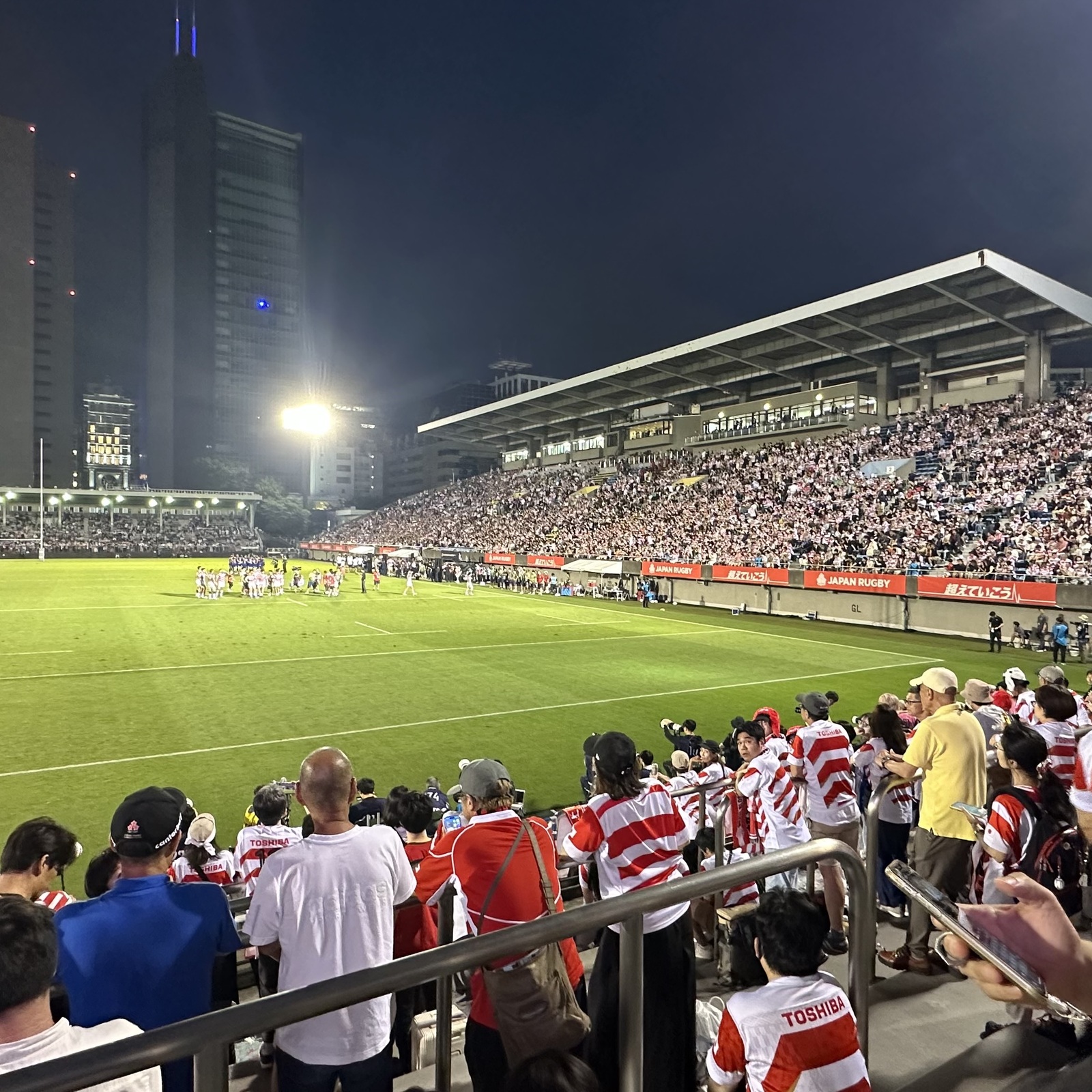 ラグビー観戦