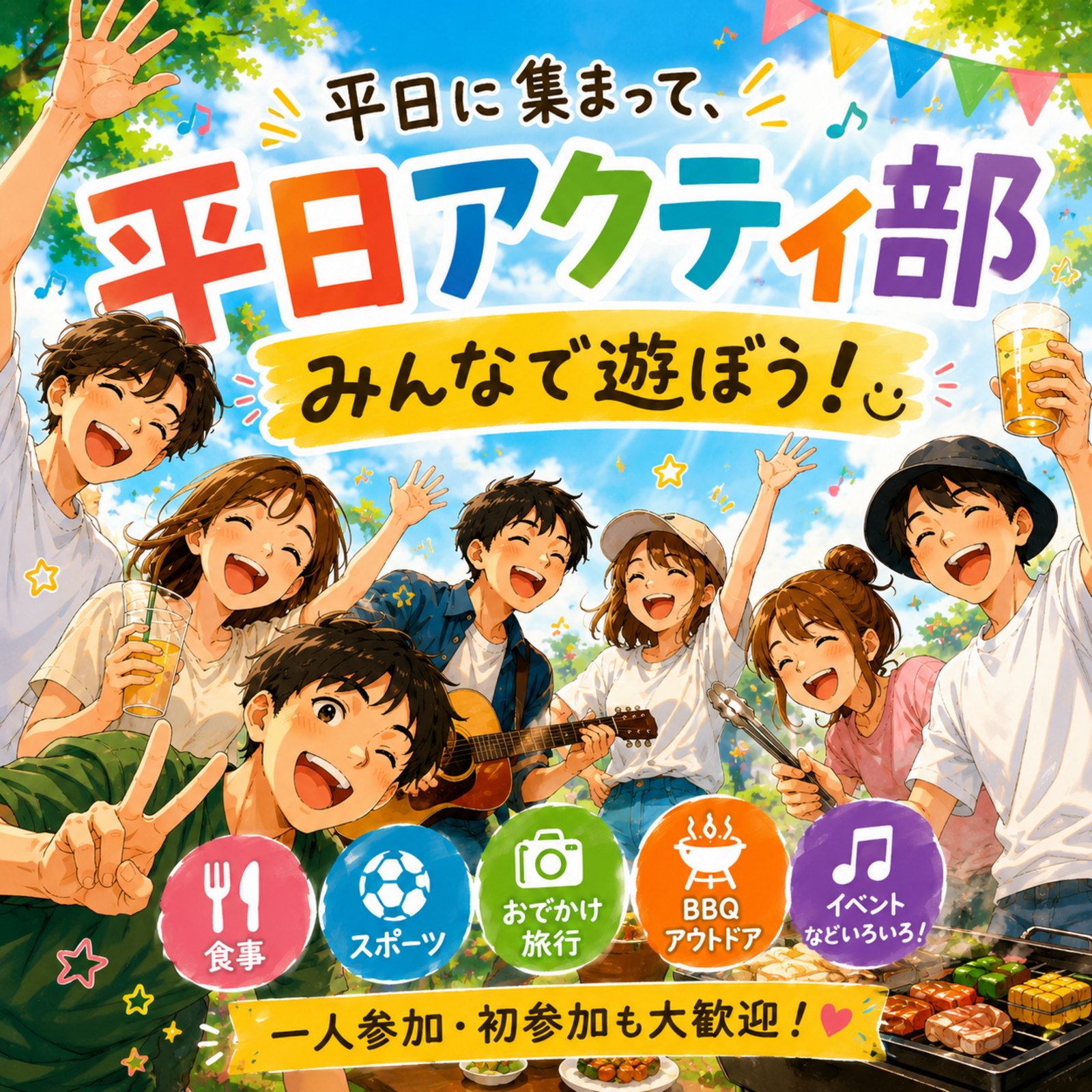 平日アクティ部みんなで遊ぼう！