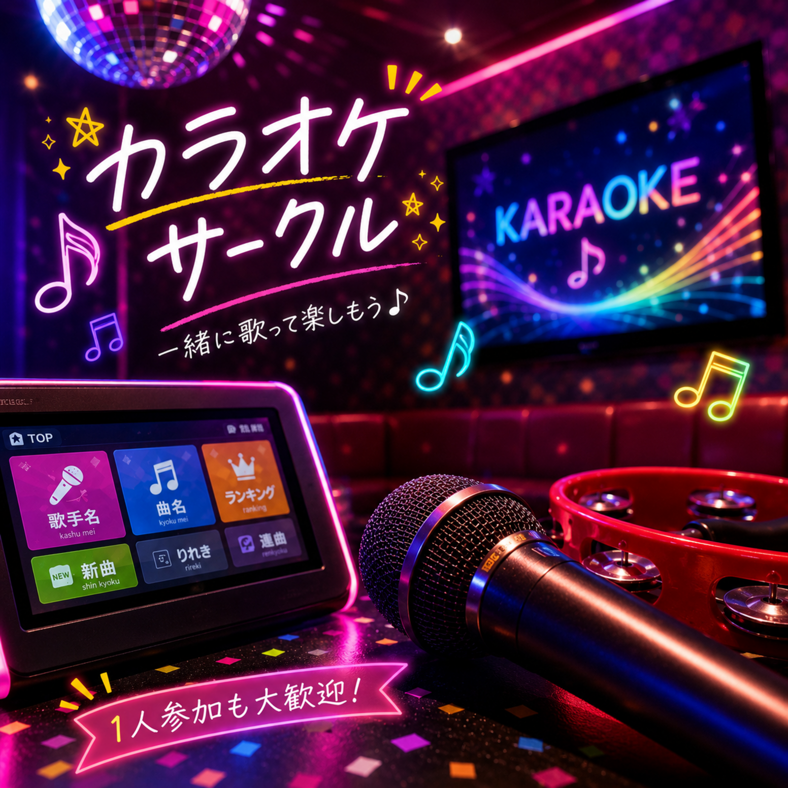 カラオケ好き集まれ〜❣️❣️