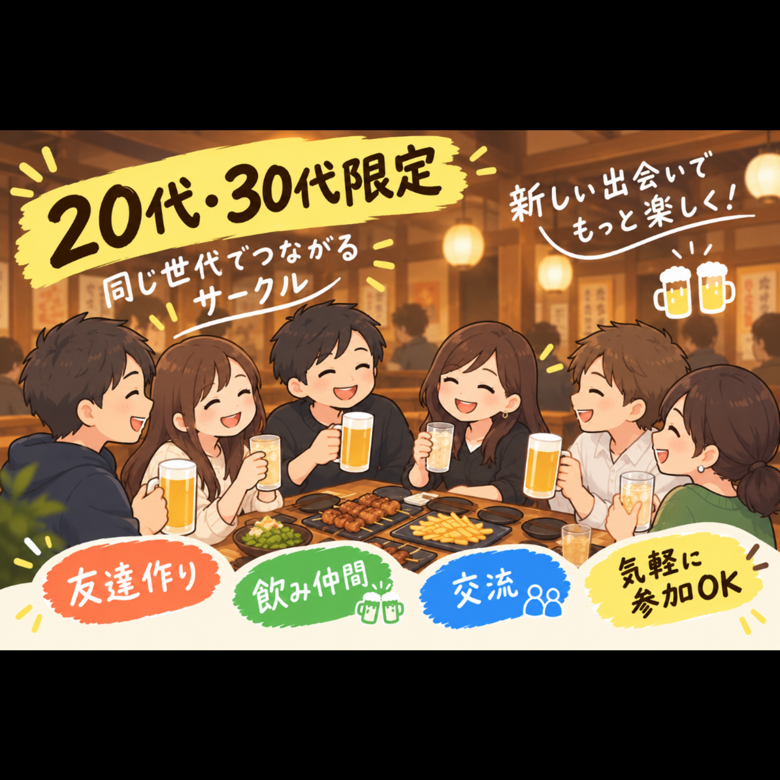 【20代・30代限定】ワクワクサークル