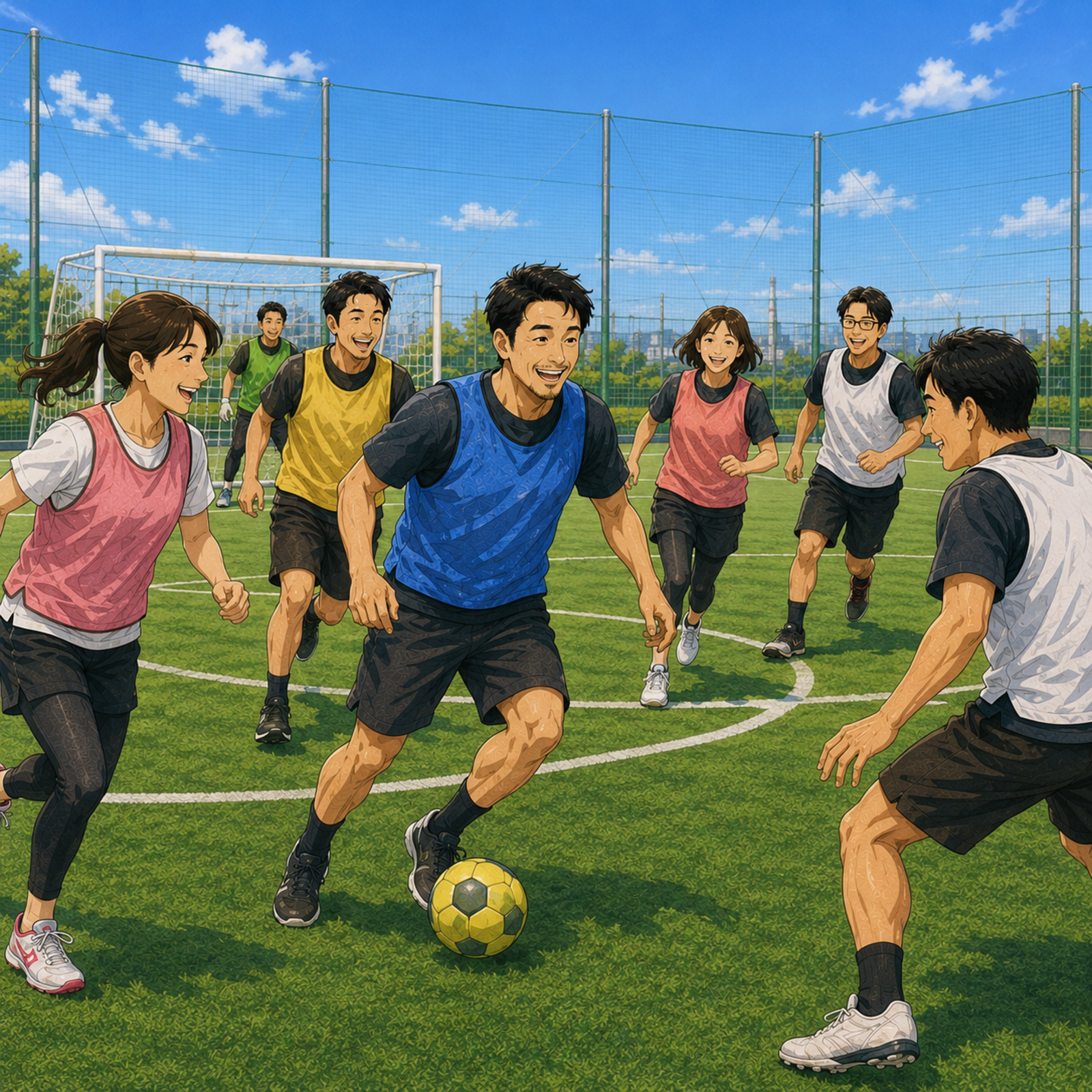 ミセスもミスもフットサル