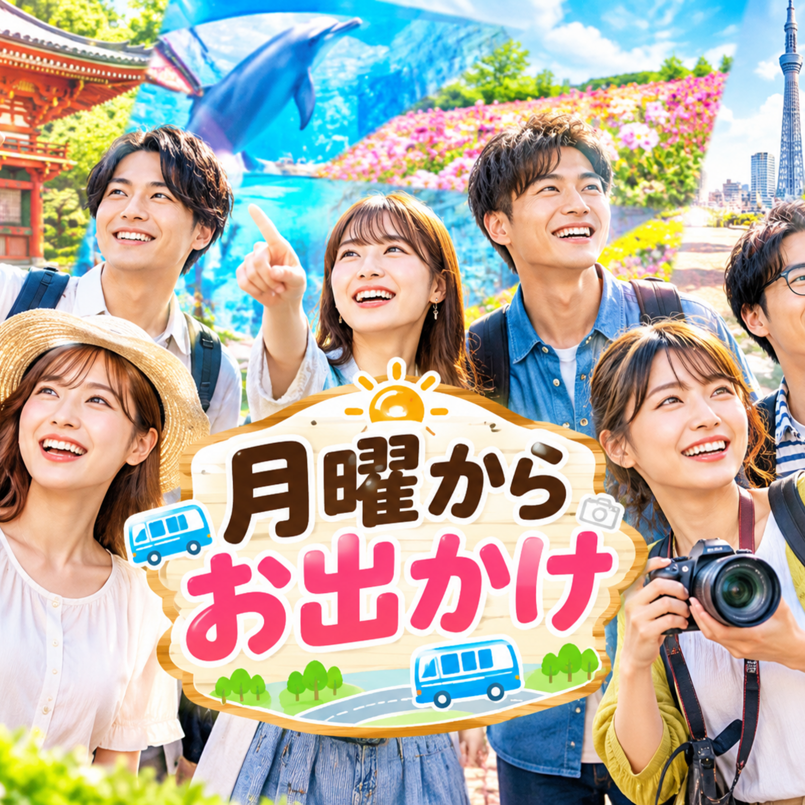 月曜からお出かけ