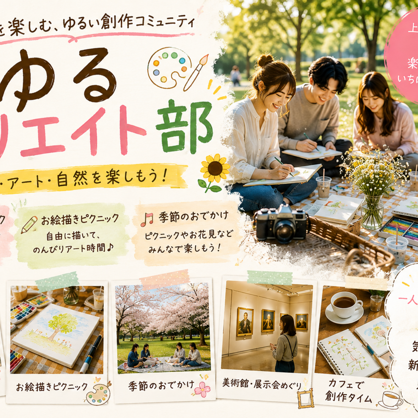 🌻ゆるクリエイト部🎨📸