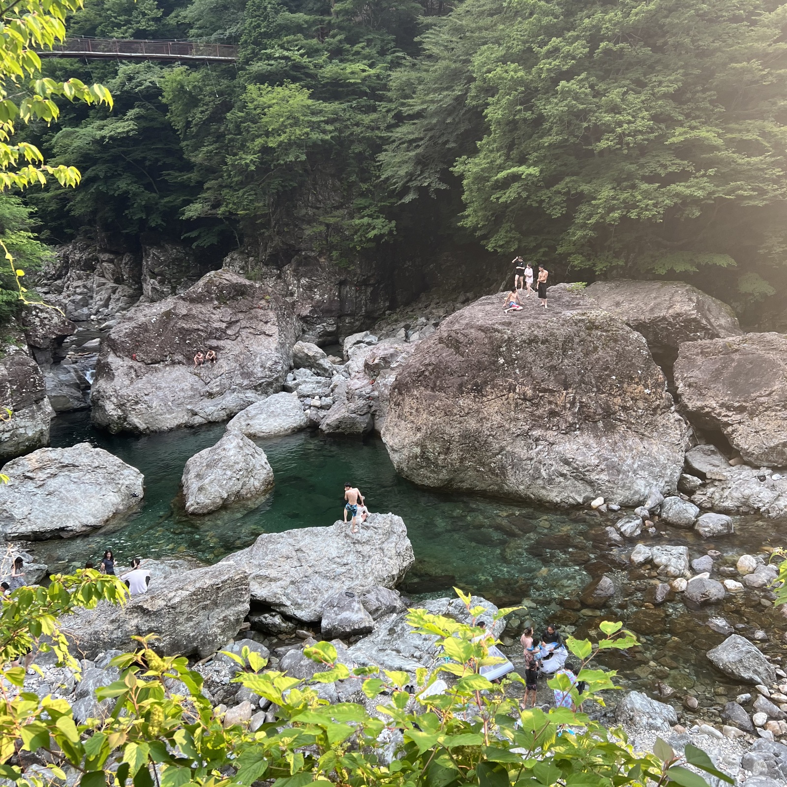 川遊び