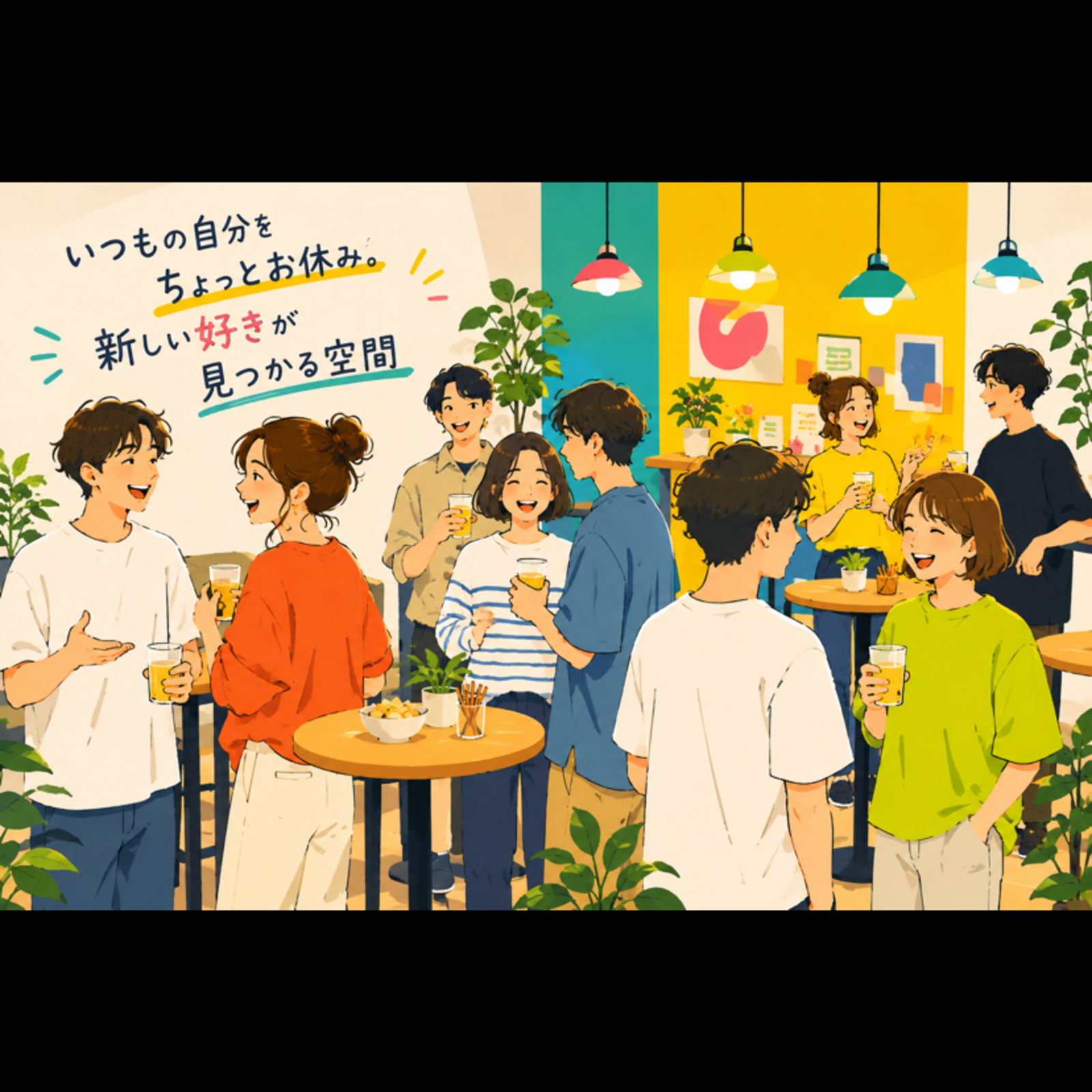 いつもの自分をちょっとお休み。〜新しい好きに出会える場〜