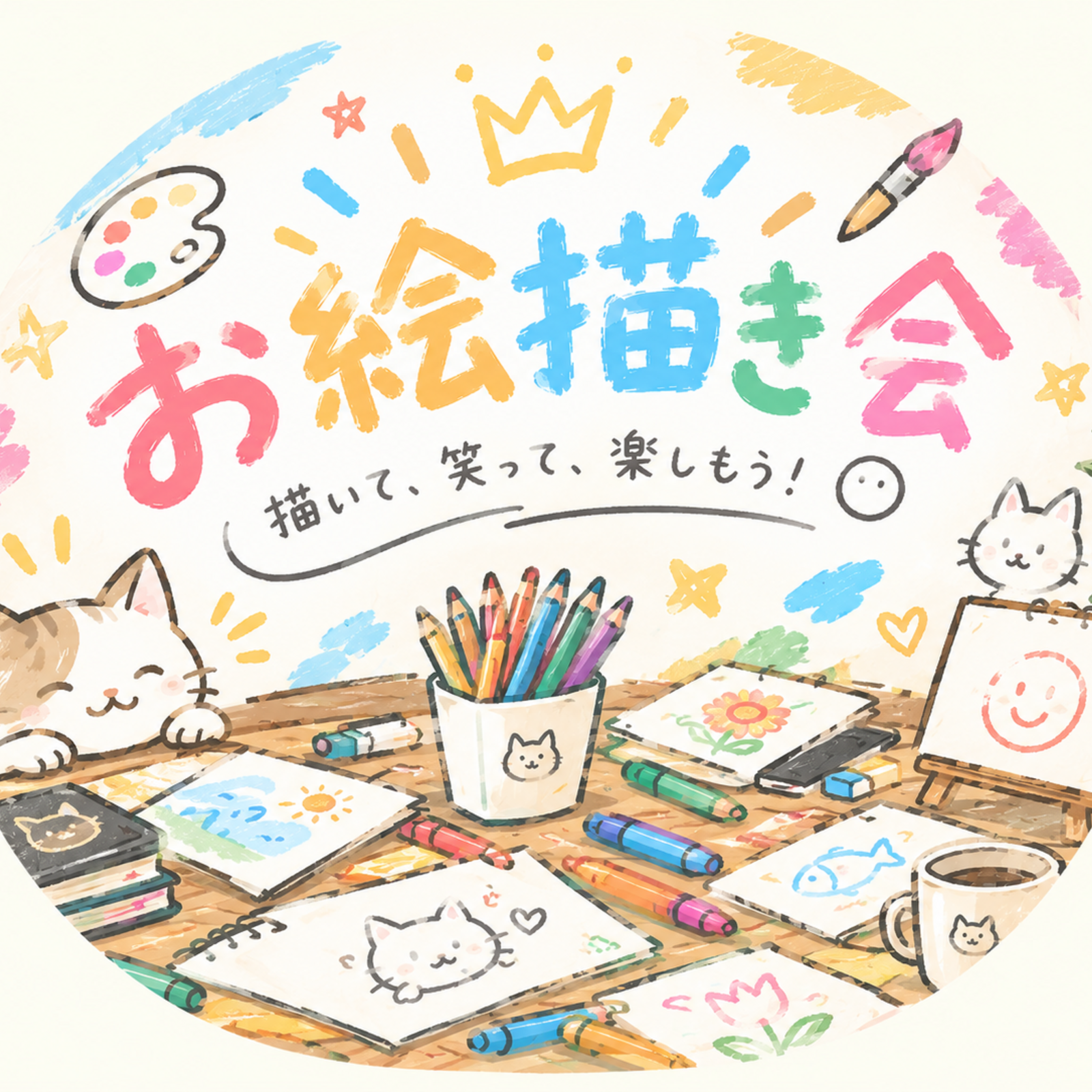 お絵描きしよーぜ！お絵描きあそび部🎨✍