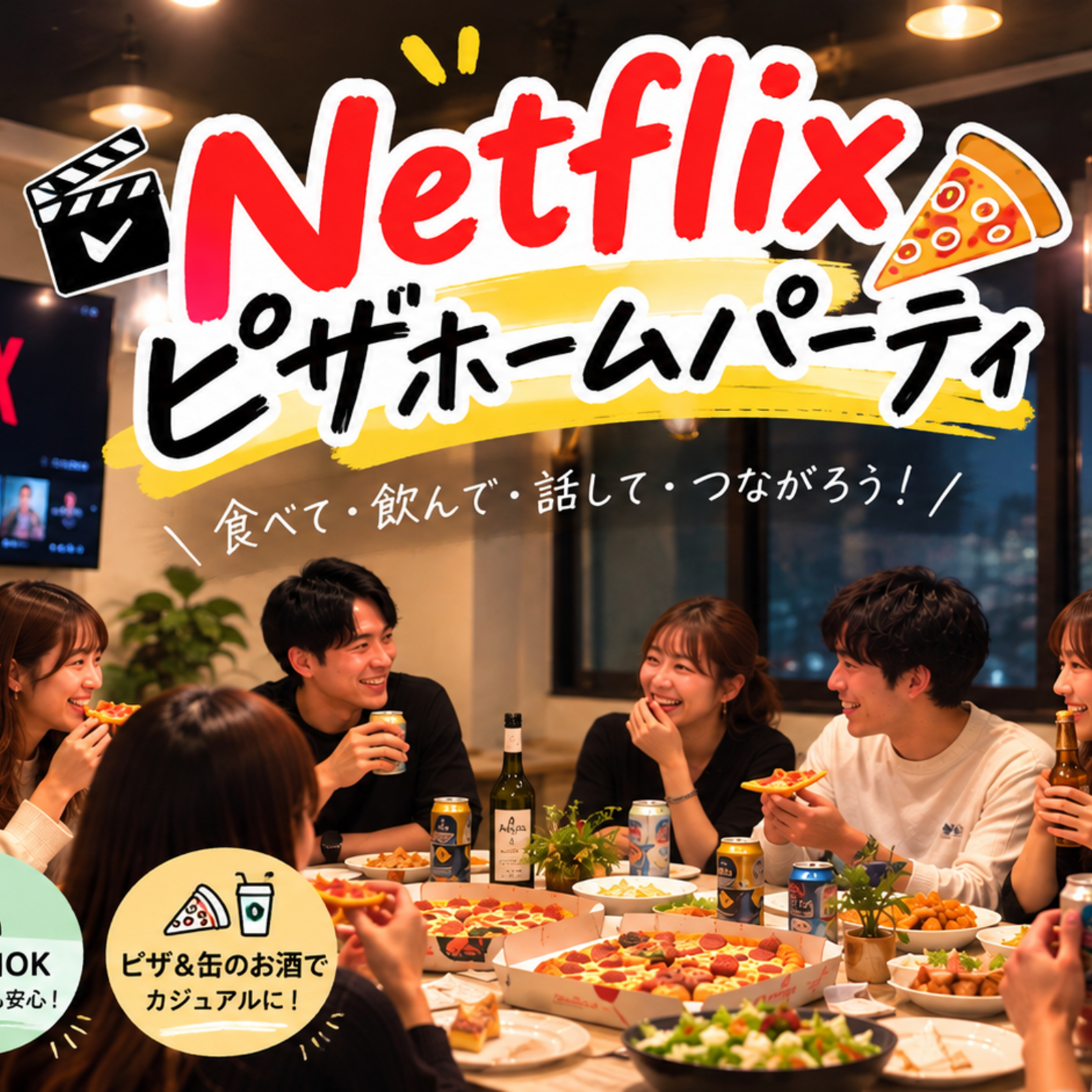 ホームパーティーでつながろう🍻