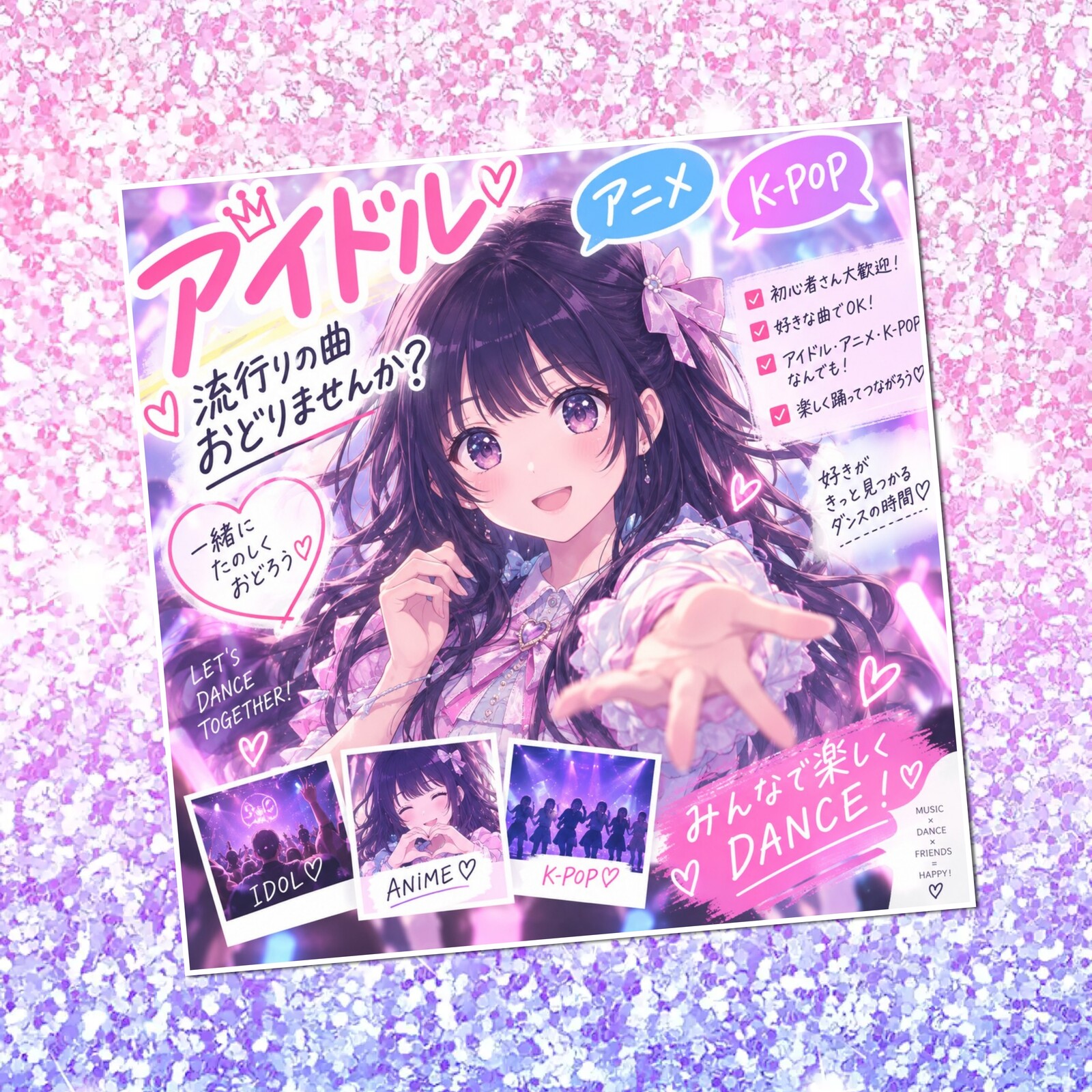 💃大阪ダンスサークル🎀20代｜K-POP・アイドル・アニメ曲を少人数で楽しく✨初心者歓迎🔰