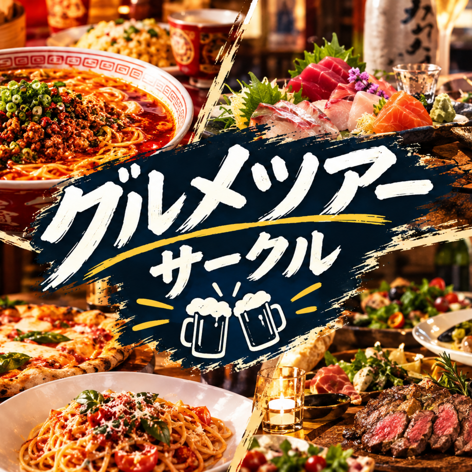 イベント&グルメツアーサークル〜破格の値段で絶品料理を〜