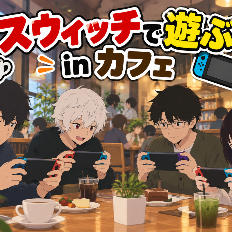 スウィッチでゲームするinカフェ